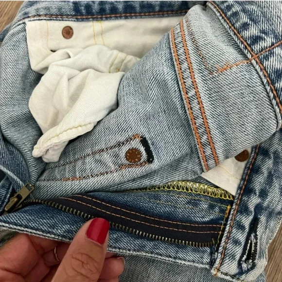 RARE!! White label Selvedge red tab Vintage Style 1950's Levi's! - Picture 8 of 11